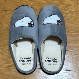 ピーナッツ(PEANUTS)のSNOOPY 【グレーM】スヌーピー wram shoes2023(キャラクターグッズ)