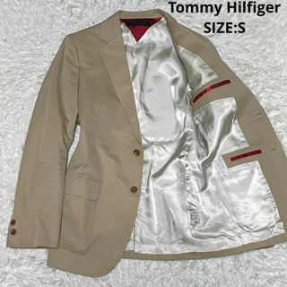 トミーヒルフィガー(TOMMY HILFIGER)のTommy Hilfiger ブレザー テーラードジャケット サイズS ベージュ(テーラードジャケット)