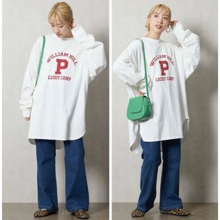 FREAK'S STORE - 新品 フリークスストア×ペニーズ 別注ピグメント加工フットボール 長袖Tシャツ