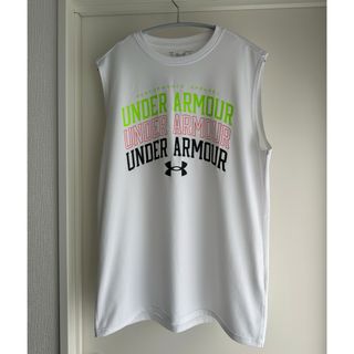 アンダーアーマー(UNDER ARMOUR)のUNDER ARMOUR ノースリーブ　UAテックスリーブレス グラフィック(タンクトップ)