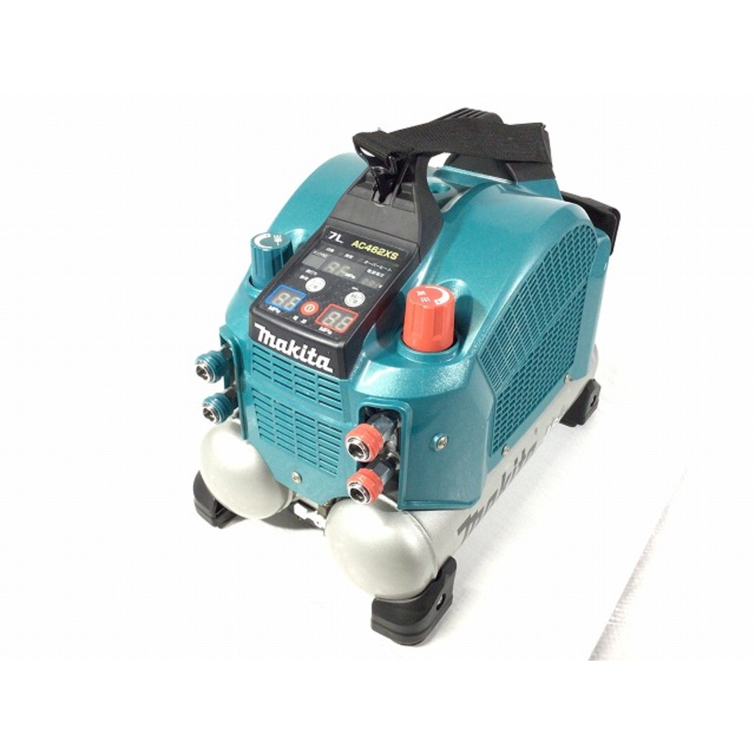 Makita(マキタ)の☆極美品☆ makita マキタ 100V 一般圧/高圧 各2口 エアコンプレッサー AC462XS タンク容量7L エア工具 エアツール 87610 自動車/バイクのバイク(工具)の商品写真