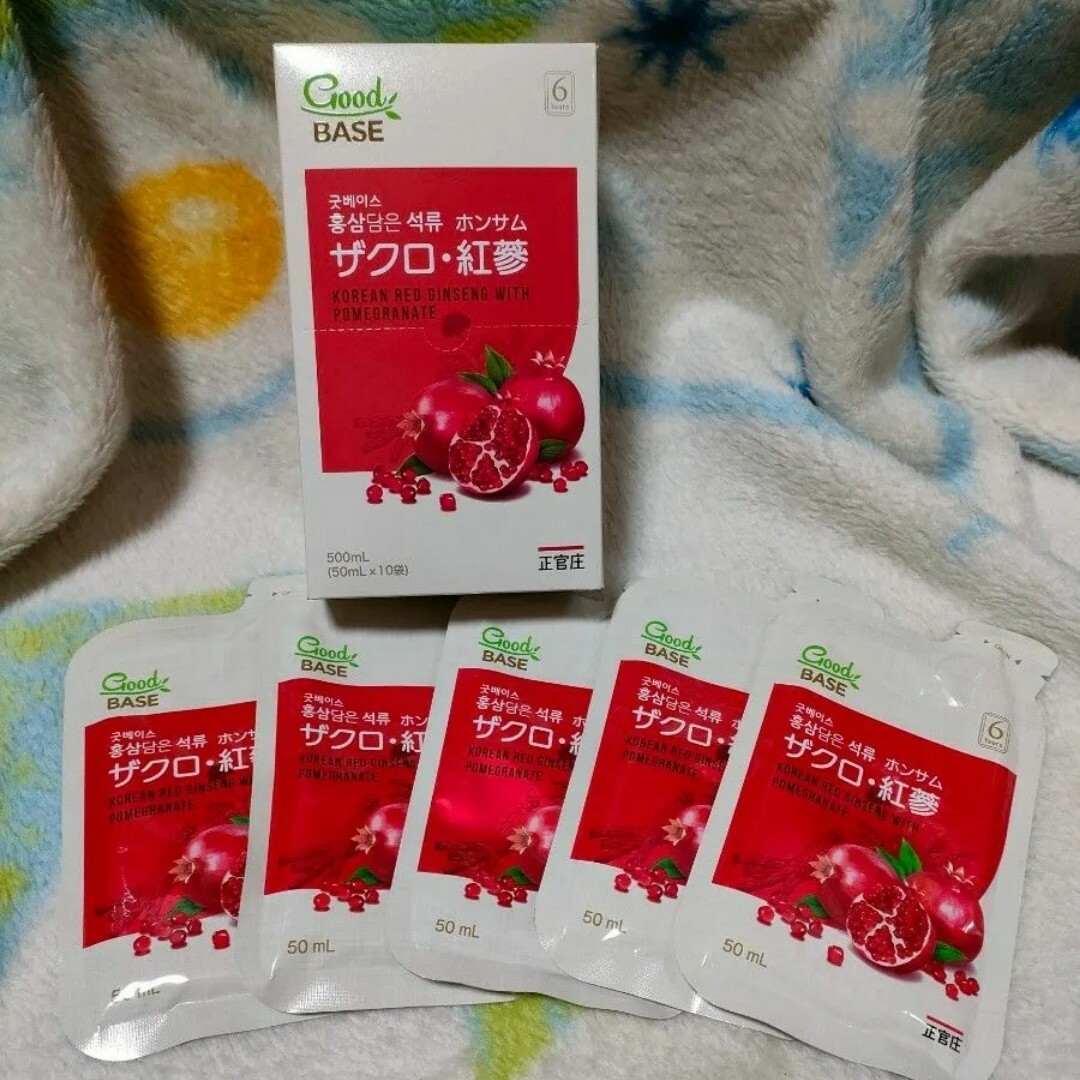 コストコ(コストコ)の開梱して中味を送付手配♪正官庄 ザクロ・紅蔘 ５０mL X １０包 食品/飲料/酒の健康食品(その他)の商品写真