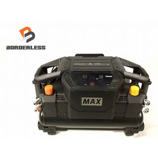 ☆中古美品☆MAX マックス 常圧/高圧 スーパーエアコンプレッサー AK-HL1310E 黒 ブラック 11L エアーコンプレッサー 87925(工具)