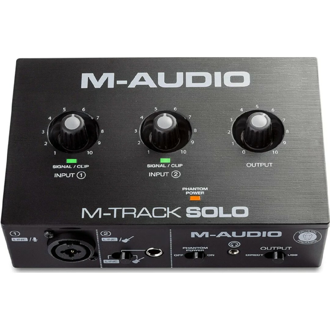 M-AUDIO(エムオーディオ)のM-TRACKSOLO オーディオインターフェース 楽器のDTM/DAW(オーディオインターフェイス)の商品写真