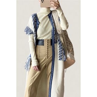 マメ(mame)のmame Skiers Knit Ethnic Long Vest(ベスト/ジレ)