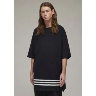 ワイスリー(Y-3)の【美品】Y-3（ワイスリー）22SS オーバーサイズドシャツ(Tシャツ/カットソー(半袖/袖なし))