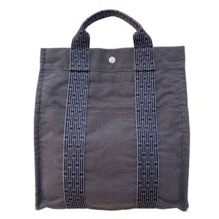 エルメス(Hermes)の　エルメス HERMES エールライン アドMM ダークグレー シルバー金具 キャンバス ユニセックス リュック・デイパック(リュック/バックパック)