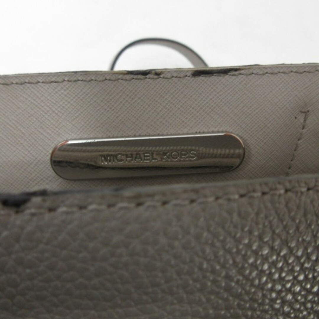 Michael Kors(マイケルコース)のマイケルコース 2WAY レザーショルダーバッグ ハンドバッグ グレー系 レディースのバッグ(ハンドバッグ)の商品写真