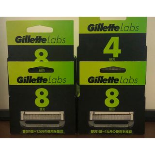 ジレット(Gillette)のGillette Labs「替刃8B」×3個「替刃4B」×1個　新品未開封(カミソリ)