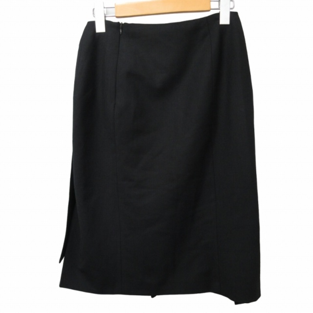 Max Mara(マックスマーラ)のマックスマーラ スカート ロング プリーツ ブラック 34 約XS IBO48 レディースのスカート(ひざ丈スカート)の商品写真