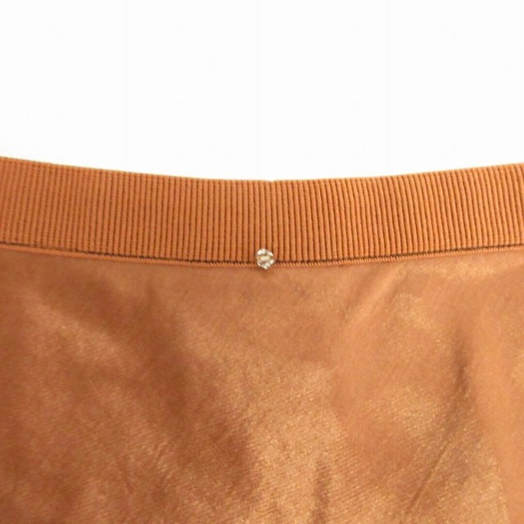 Max Mara(マックスマーラ)のマックスマーラ スカート ロング サテン オレンジ 42 約XL IBO48 レディースのスカート(ロングスカート)の商品写真