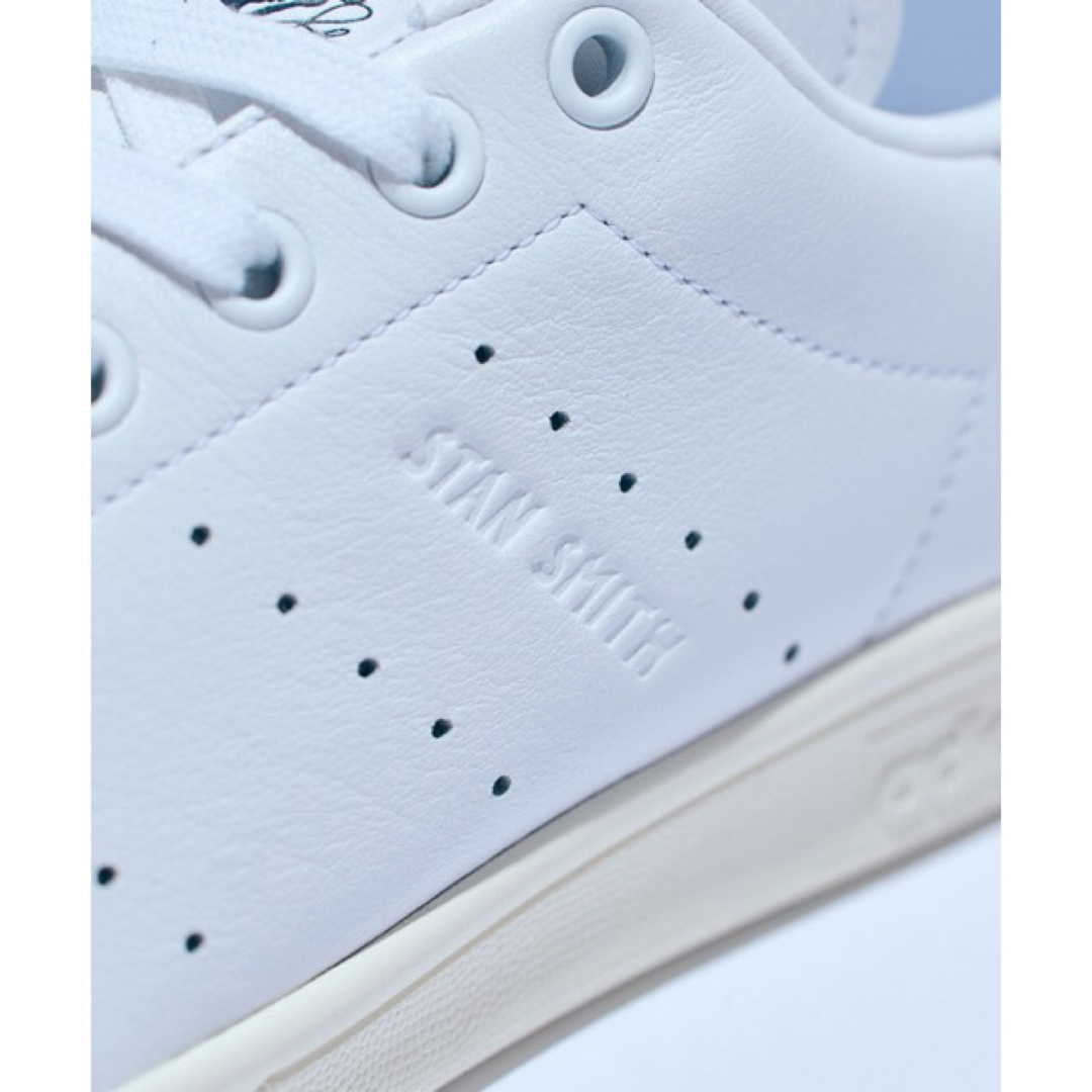 STANSMITH（adidas）(スタンスミス)の天然皮革✨新品✨【送料無料】スタンスミス adidas 24.0 ネイビー 本革 レディースの靴/シューズ(スニーカー)の商品写真