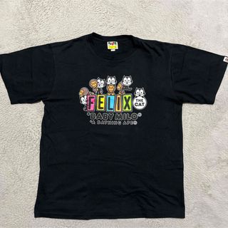 アベイシングエイプ(A BATHING APE)のAPE BAPE KAWS FELIX THE CAT tee tシャツ　XL(Tシャツ/カットソー(半袖/袖なし))