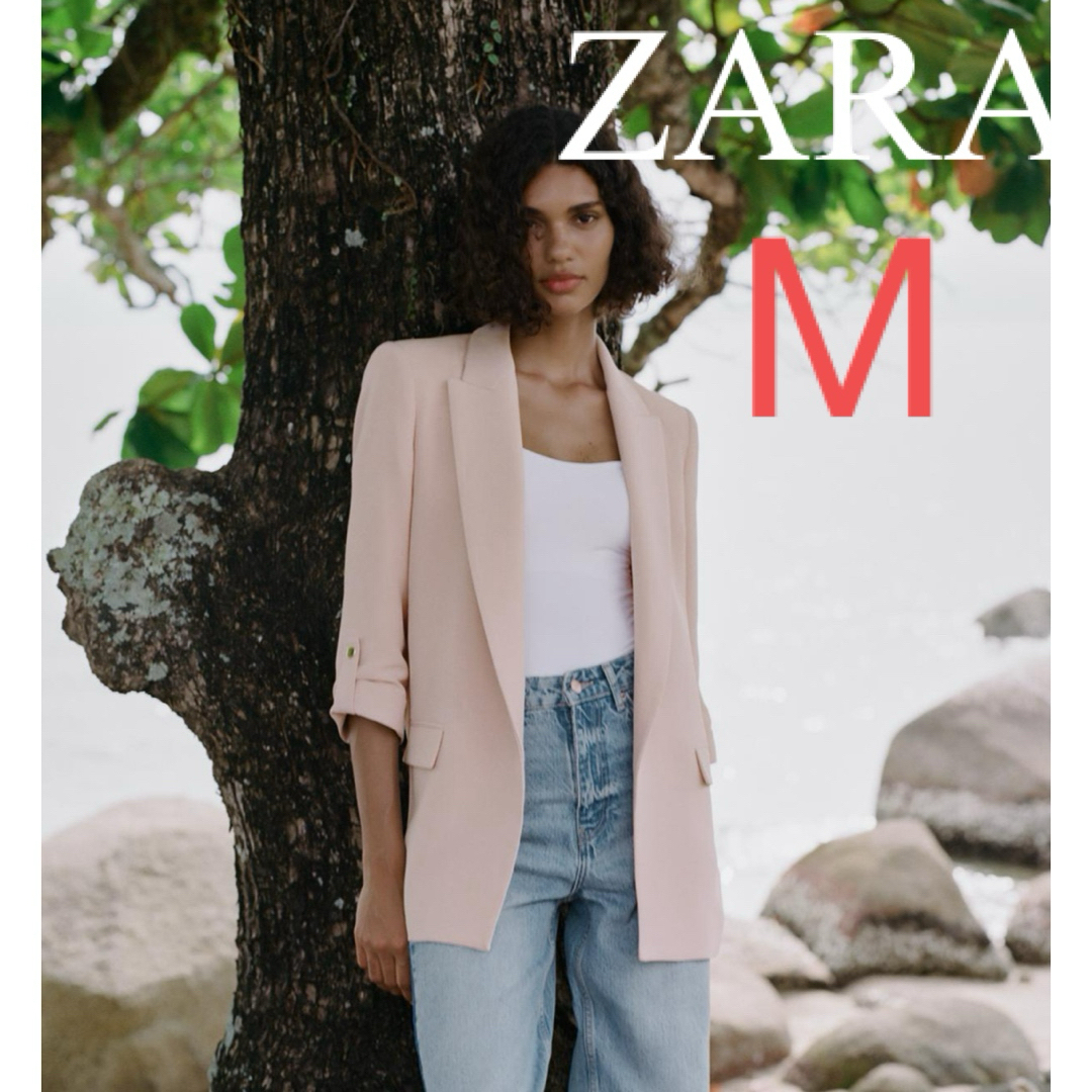 ZARA(ザラ)のZARA  ロールアップスリーブブレザー　drawer snidel PLST レディースのジャケット/アウター(テーラードジャケット)の商品写真