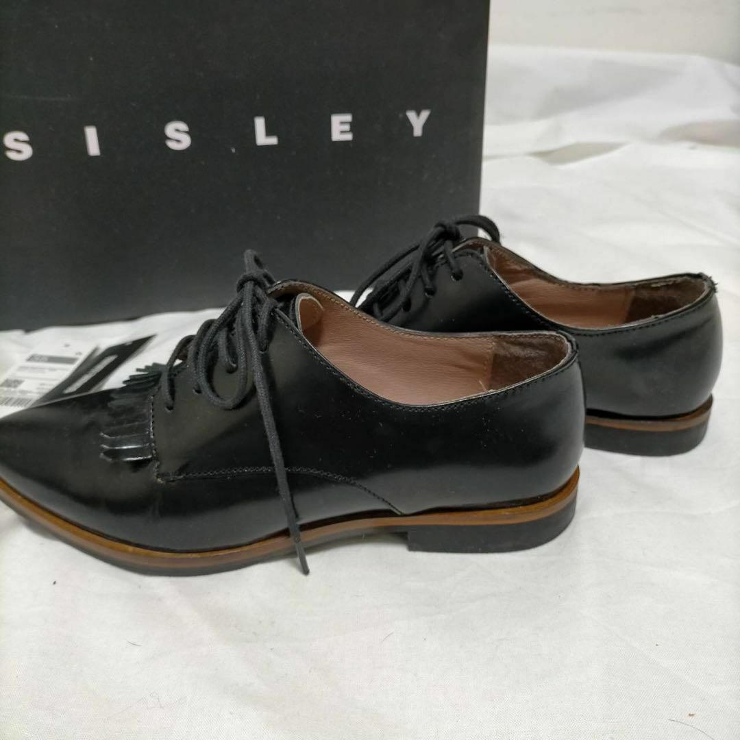 Sisley(シスレー)の【極美品】SISLEY シスレー レディース 革靴 ブラック 箱付き35 レディースの靴/シューズ(ローファー/革靴)の商品写真