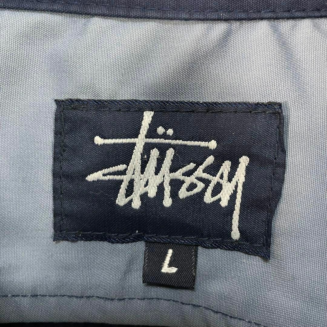 STUSSY(ステューシー)の入手困難 OLD STUSSY 90s スウィングトップ ヴィンテージ 紺 L メンズのジャケット/アウター(ブルゾン)の商品写真