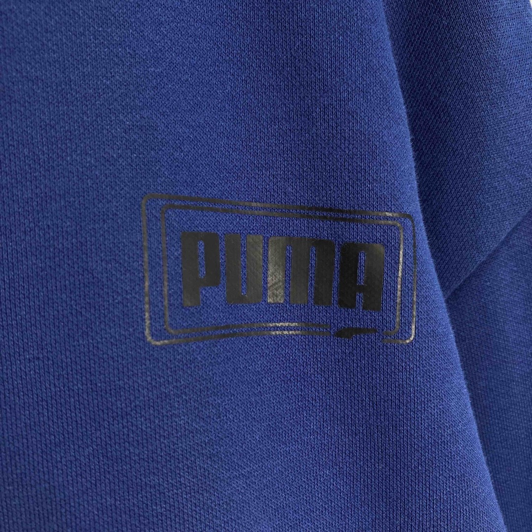 PUMA(プーマ)の【レアデザイン】PUMA/プーマ ハーフジップ 切替デザイン スウェット 古着 メンズのトップス(スウェット)の商品写真