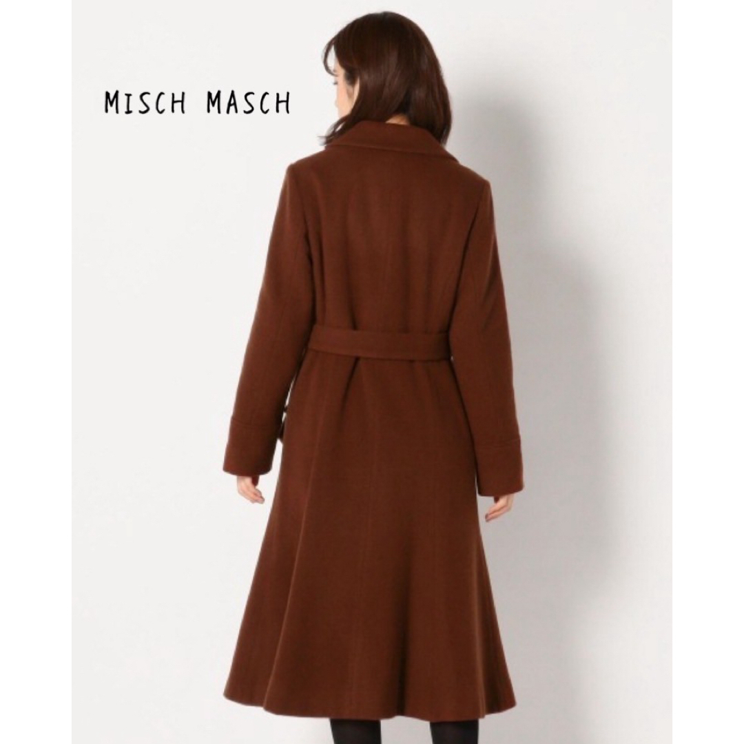 MISCH MASCH(ミッシュマッシュ)のMISCH MASCH ミッシュマッシュ　コート　ロング　ウール レディースのジャケット/アウター(ロングコート)の商品写真