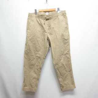 ギャップ(GAP)のギャップ GAP コットン イージー パンツ L ベージュ(スラックス)