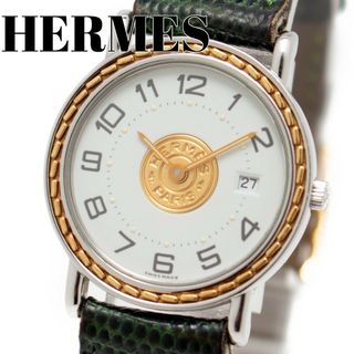 エルメス(Hermes)のHERMES セリエウォッチ レディース腕時計 エルメス グリーン 希少(腕時計)