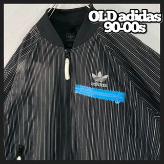 アディダス(adidas)の90-00s OLD adidasトラックジャケット ストライプ トレフォイル(ブルゾン)