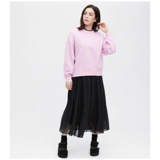 ユニクロ(UNIQLO)のユニクロ UNIQLO シフォンプリーツスカート(ロングスカート)