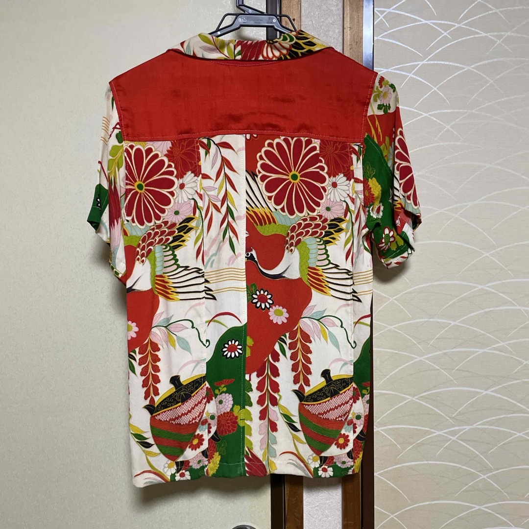 和柄アロハ レディースのトップス(シャツ/ブラウス(半袖/袖なし))の商品写真