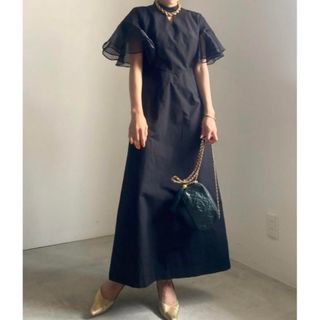 アメリヴィンテージ(Ameri VINTAGE)のAMERI BACK OPEN FLARE DRESS(ロングワンピース/マキシワンピース)