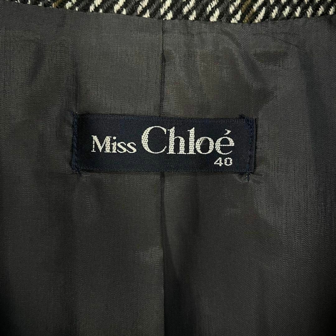 Chloe(クロエ)のMiss Chloe テーラードジャケット ダブル チェック ウール レトロ レディースのジャケット/アウター(テーラードジャケット)の商品写真