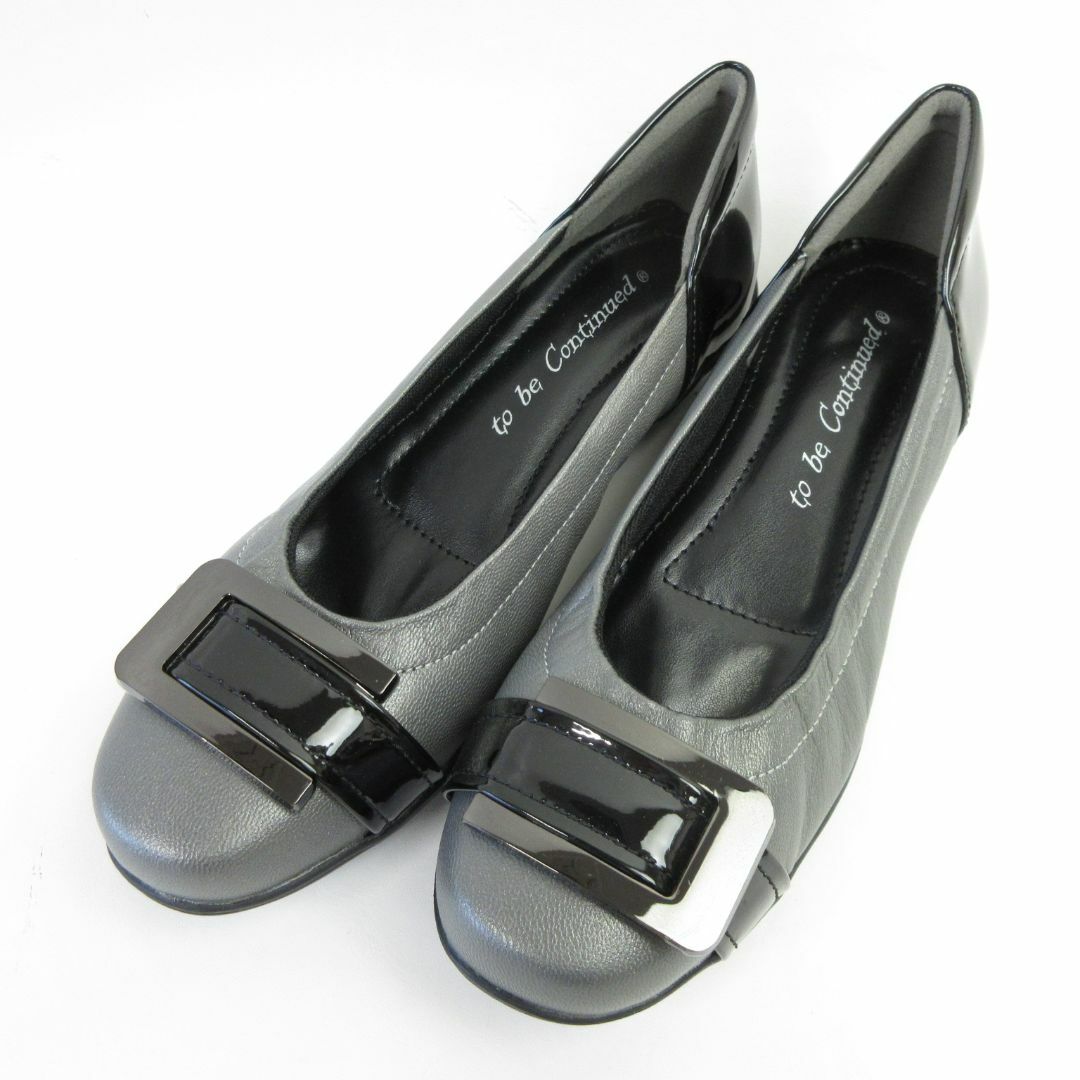 新品23.0CM♡ヤギ革コンフォートバレエパンプス レディースの靴/シューズ(ハイヒール/パンプス)の商品写真