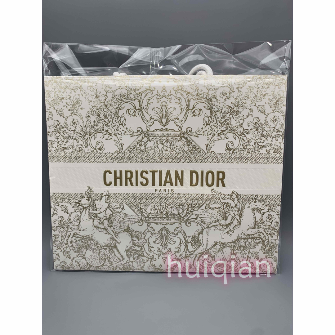 Christian Dior(クリスチャンディオール)のDIOR ディオール ショッパー　最新 ホリデー 限定 クリスマス 2023 レディースのバッグ(ショップ袋)の商品写真