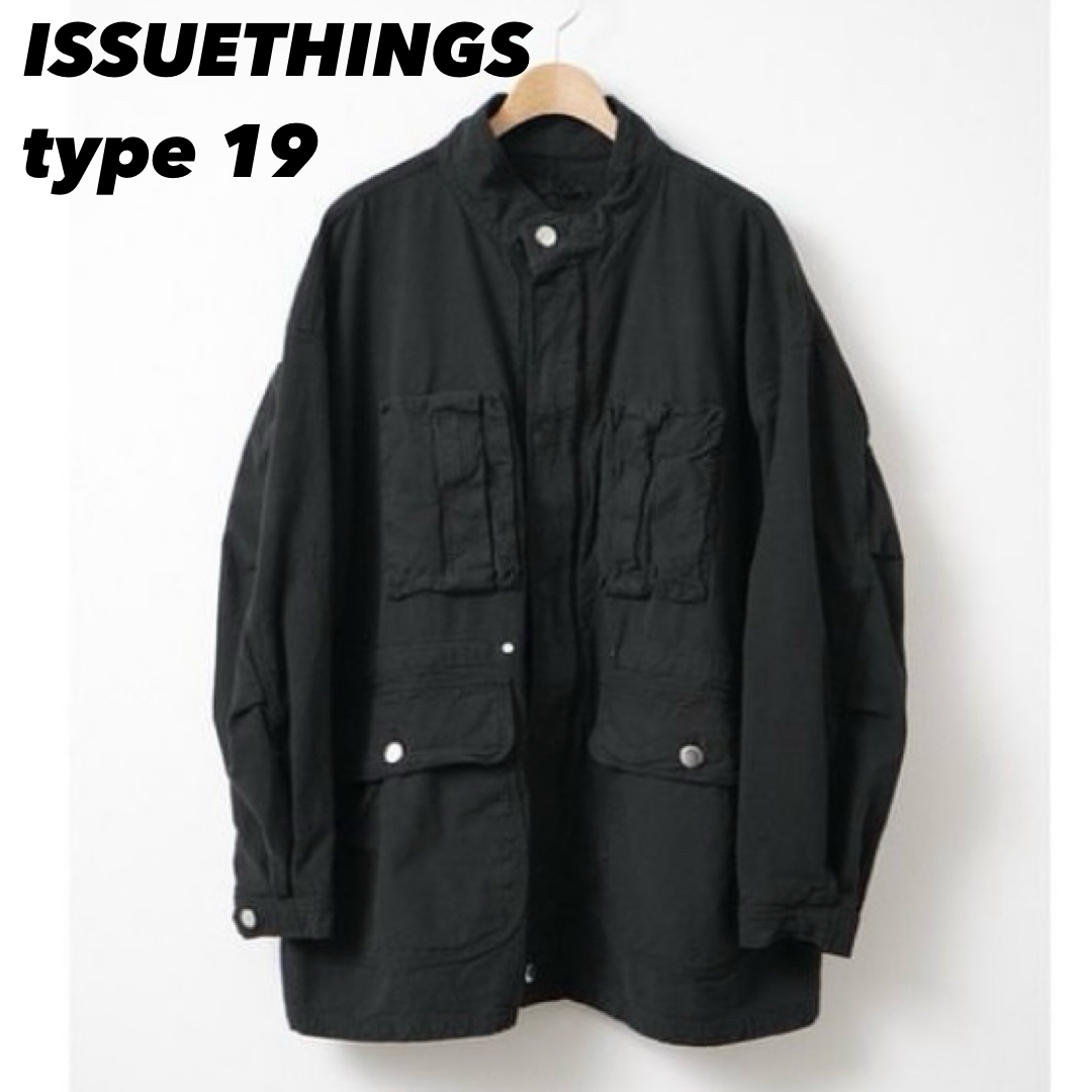 1LDK SELECT(ワンエルディーケーセレクト)のISSUETHINGS イシューシングス type 19 Black ブラック メンズのジャケット/アウター(ミリタリージャケット)の商品写真