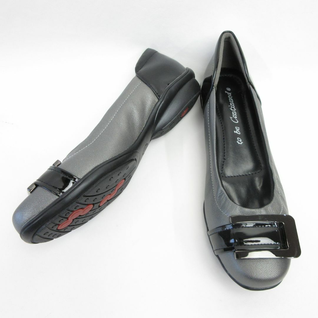 新品24.5CM♡ヤギ革コンフォートバレエパンプス レディースの靴/シューズ(ハイヒール/パンプス)の商品写真