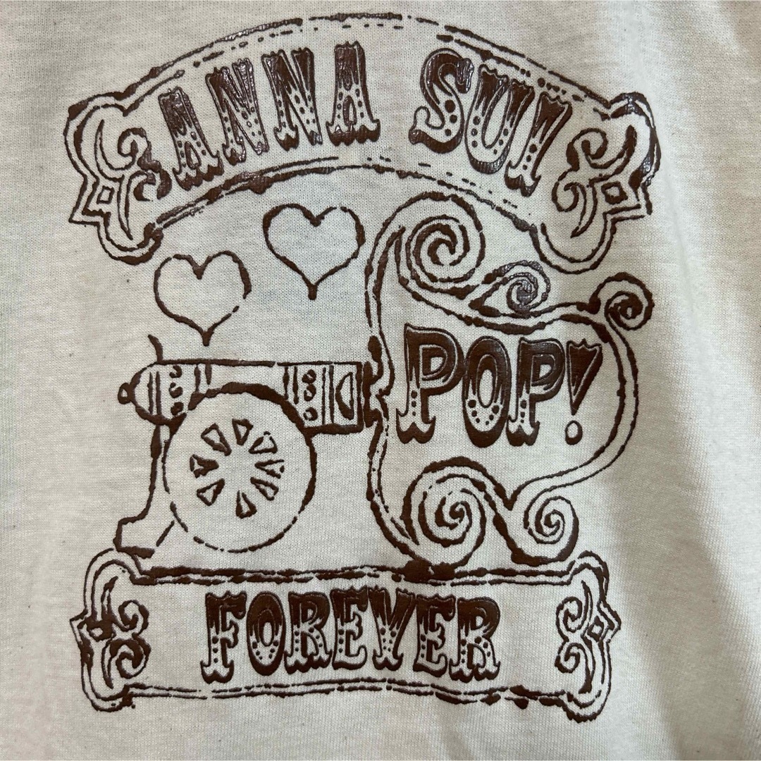 ANNA SUI(アナスイ)のアナスイ　きなり　半袖　Tシャツ レディースのトップス(Tシャツ(半袖/袖なし))の商品写真