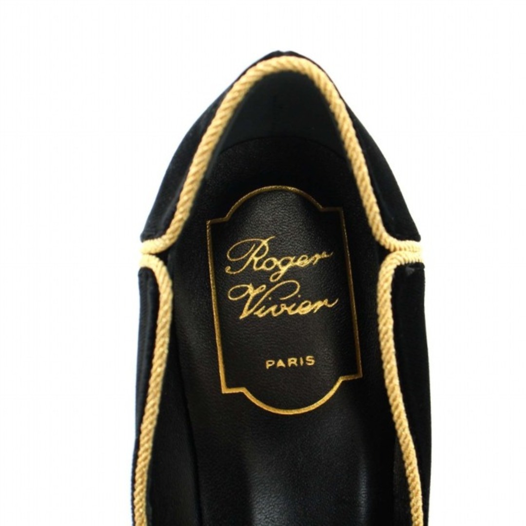 ROGER VIVIER(ロジェヴィヴィエ)のロジェヴィヴィエ ベルベットショックリアルパンプス ポインテッドトゥ ハイヒール レディースの靴/シューズ(ハイヒール/パンプス)の商品写真