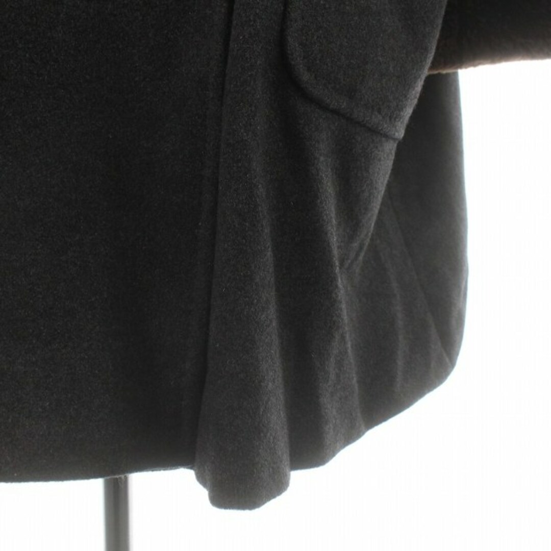 Max Mara(マックスマーラ)のマックスマーラ ファーカラーコート ロング ダブル カシミヤ M グレー 茶 レディースのジャケット/アウター(その他)の商品写真
