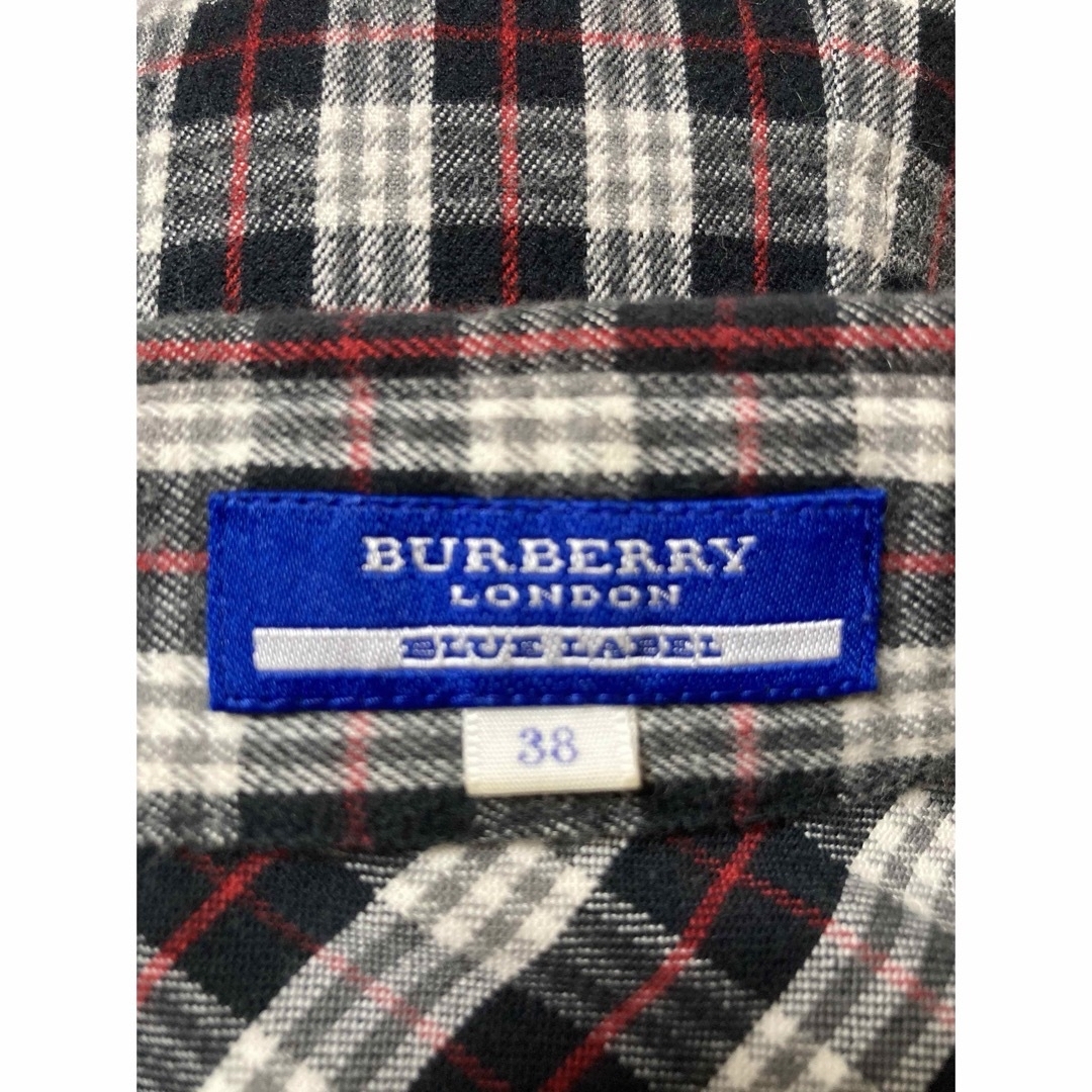 BURBERRY BLUE LABEL(バーバリーブルーレーベル)のBURBERRY バーバリー　シャツワンピース レディースのワンピース(ひざ丈ワンピース)の商品写真