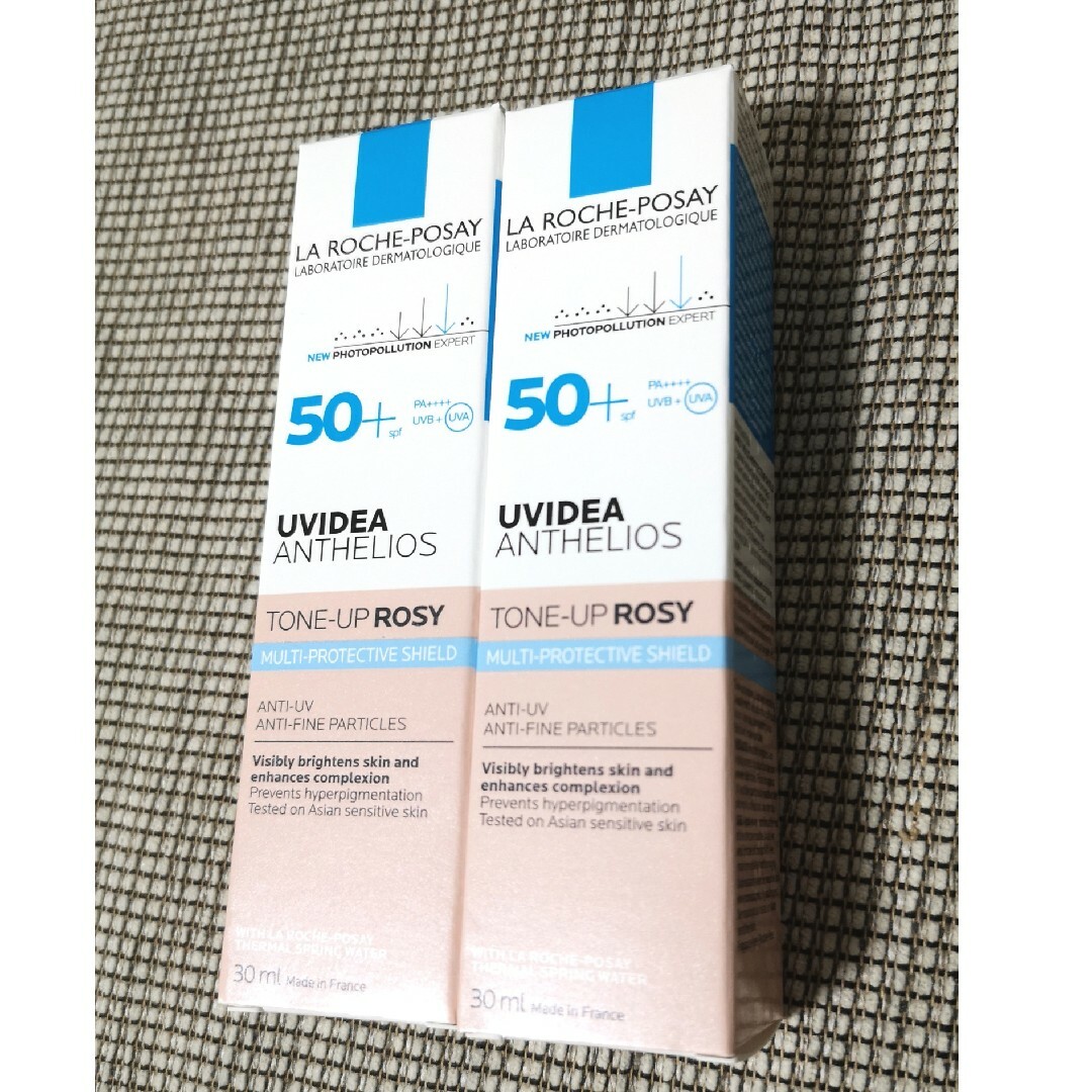 LA ROCHE-POSAY(ラロッシュポゼ)の２本セット！　ラ ロッシュ ポゼ UVイデア トーンアップ ローズ コスメ/美容のベースメイク/化粧品(化粧下地)の商品写真