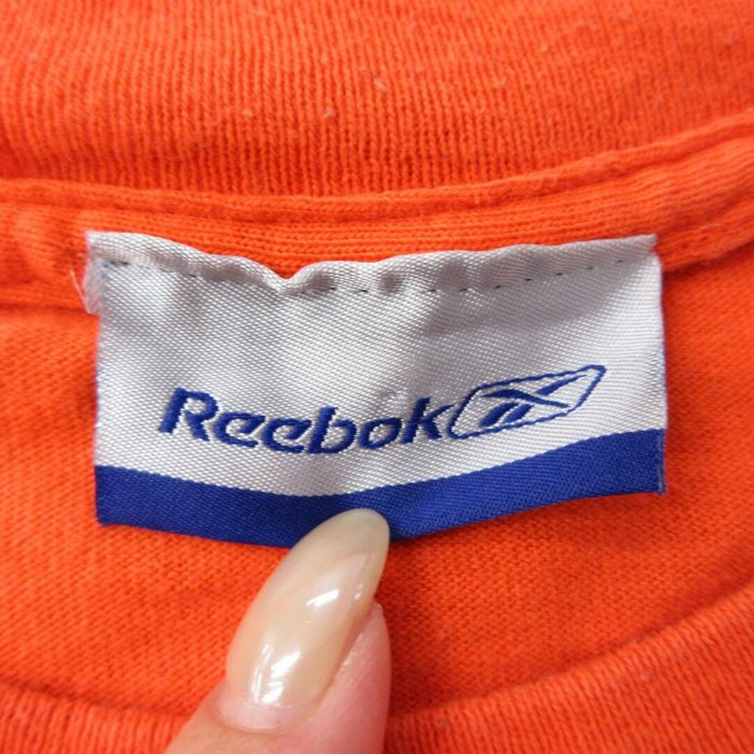 Reebok(リーボック)のXL★古着 リーボック REEBOK 半袖 ビンテージ Tシャツ メンズ 00年代 00s NFL シンシナティベンガルズ クルーネック オレンジ アメフト スーパーボウル 23aug08 中古 メンズのトップス(Tシャツ/カットソー(半袖/袖なし))の商品写真