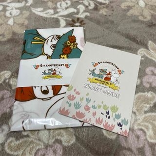 ムーミン(MOOMIN)のムーミンバレーパーク　５周年記念　手ぬぐい(日用品/生活雑貨)