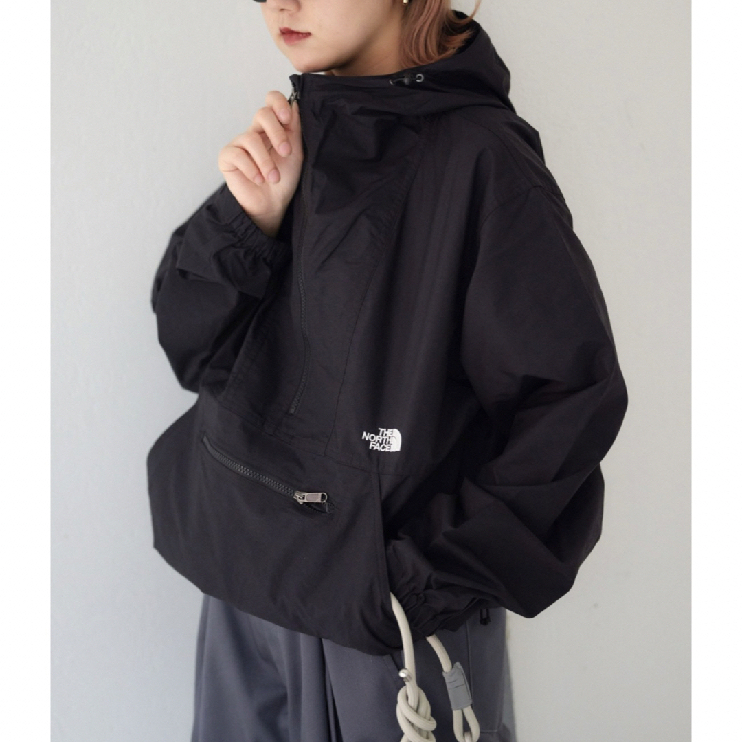 THE NORTH FACE(ザノースフェイス)の新品タグ付き♡ザノースフェイス コンパクトアノラックM ✽ black レディースのジャケット/アウター(ナイロンジャケット)の商品写真