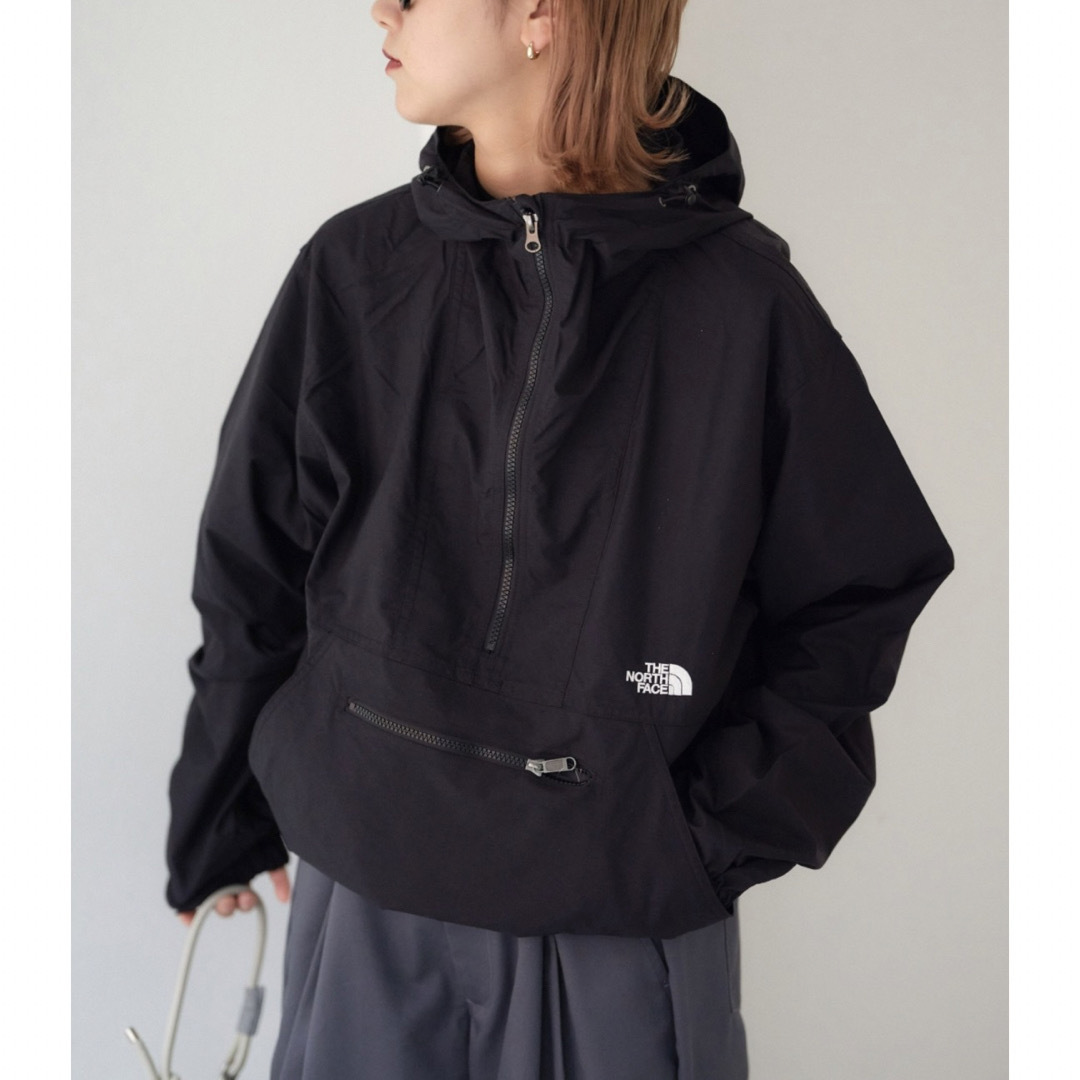 THE NORTH FACE(ザノースフェイス)の新品タグ付き♡ザノースフェイス コンパクトアノラックM ✽ black レディースのジャケット/アウター(ナイロンジャケット)の商品写真