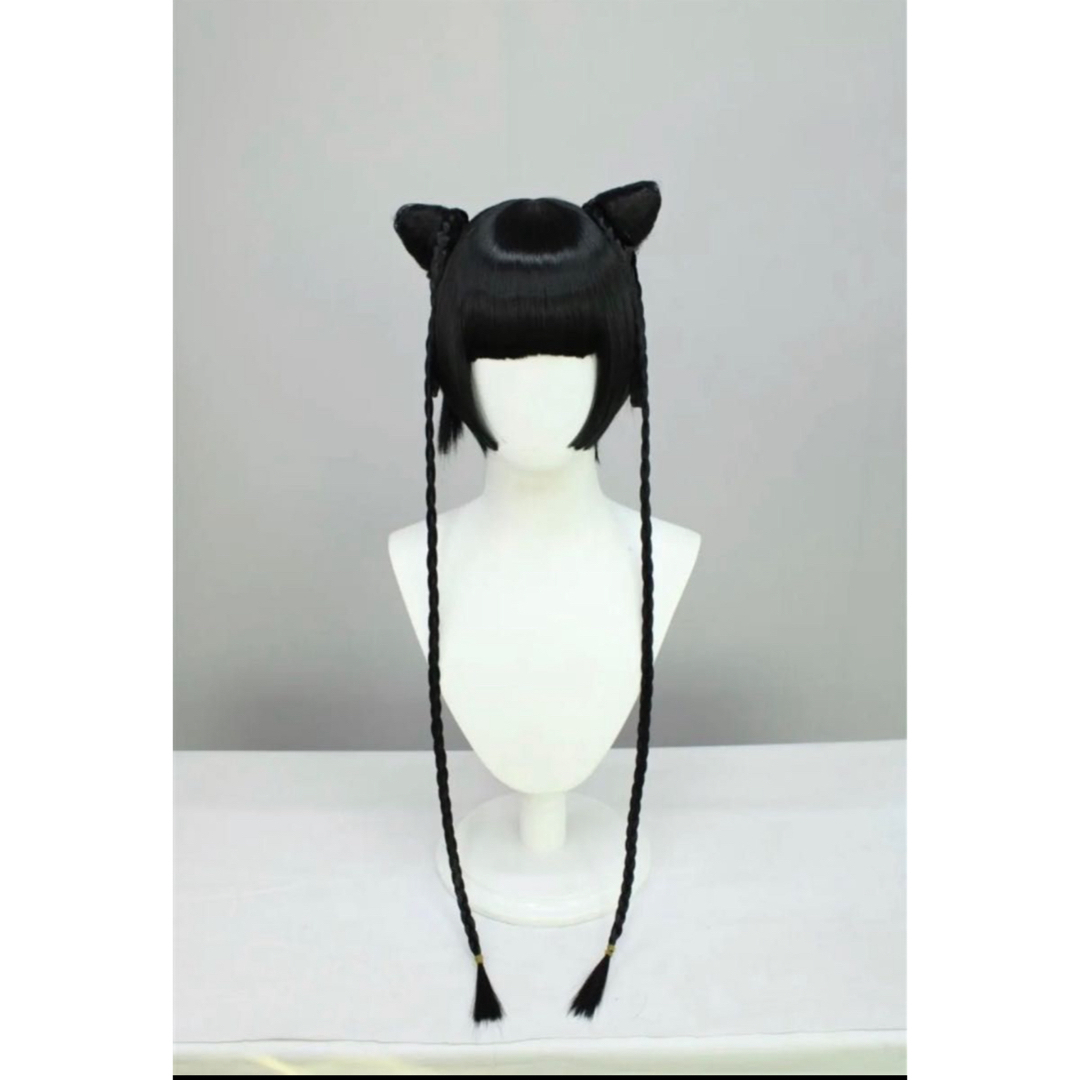 黑事夏猫 のコスプレ ウィッグ付きセットです。 エンタメ/ホビーのコスプレ(衣装一式)の商品写真
