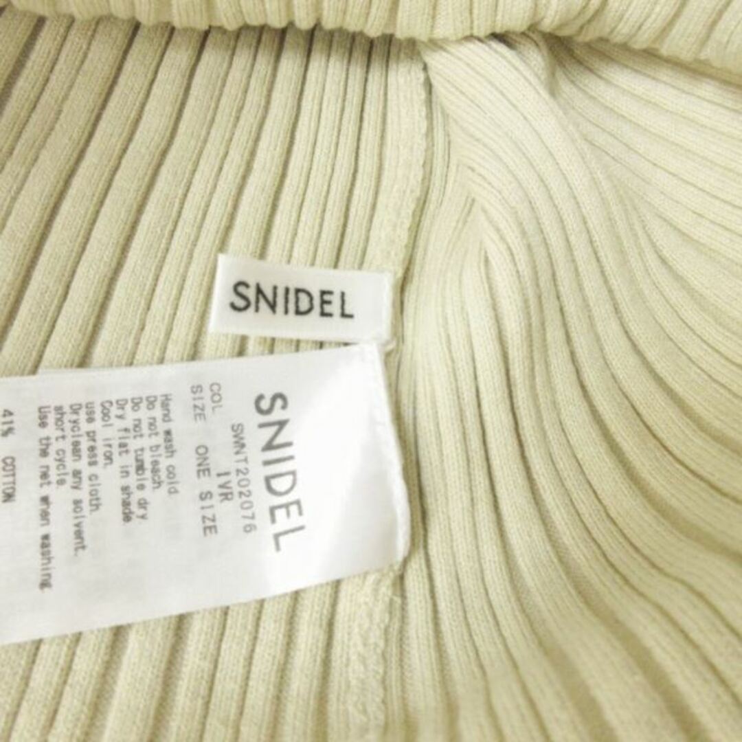 SNIDEL(スナイデル)のスナイデル 美品 20SS オフショルフレアスリーブニットプルオーバー F レディースのトップス(カットソー(半袖/袖なし))の商品写真