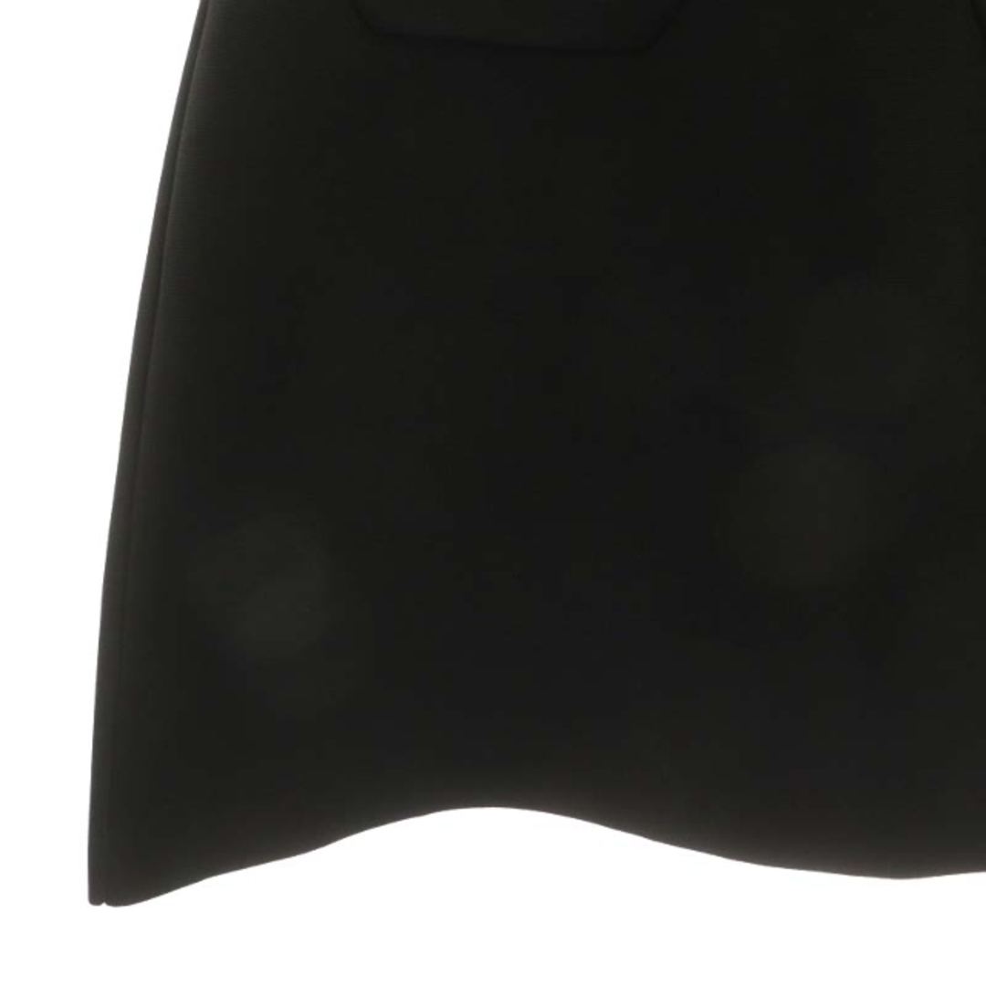 NOLLEY'S(ノーリーズ)のノーリーズ Nolley's ニットミニスカート 膝丈 2 黒 ブラック レディースのスカート(ひざ丈スカート)の商品写真