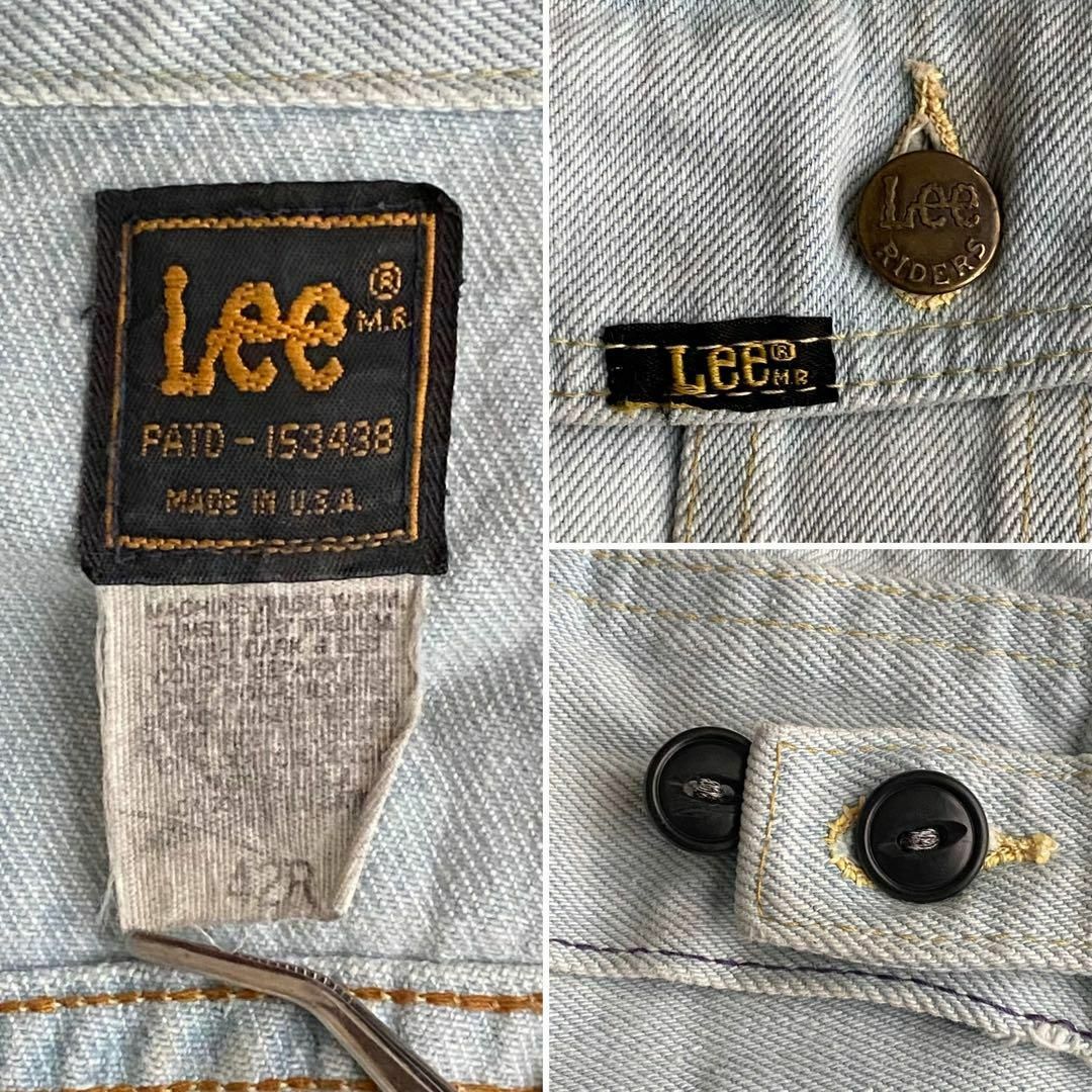 Lee(リー)の70s LEE リー 101-J デニムジャケット USA製 キャッツアイ 42 メンズのジャケット/アウター(Gジャン/デニムジャケット)の商品写真