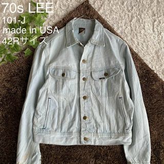 Lee - 70s LEE リー 101-J デニムジャケット USA製 キャッツアイ 42