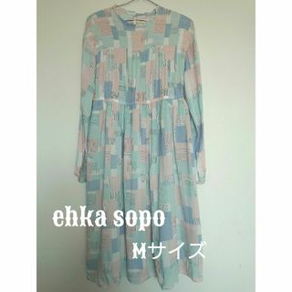 エヘカソポ(ehka sopo)のワンピース　Mサイズ　 ehkasopo　エヘカソポ(ひざ丈ワンピース)