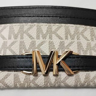 マイケルコース(Michael Kors)の【新作】マイケルコース カードケース シグネチャー メタルMKロゴ レディース(パスケース/IDカードホルダー)