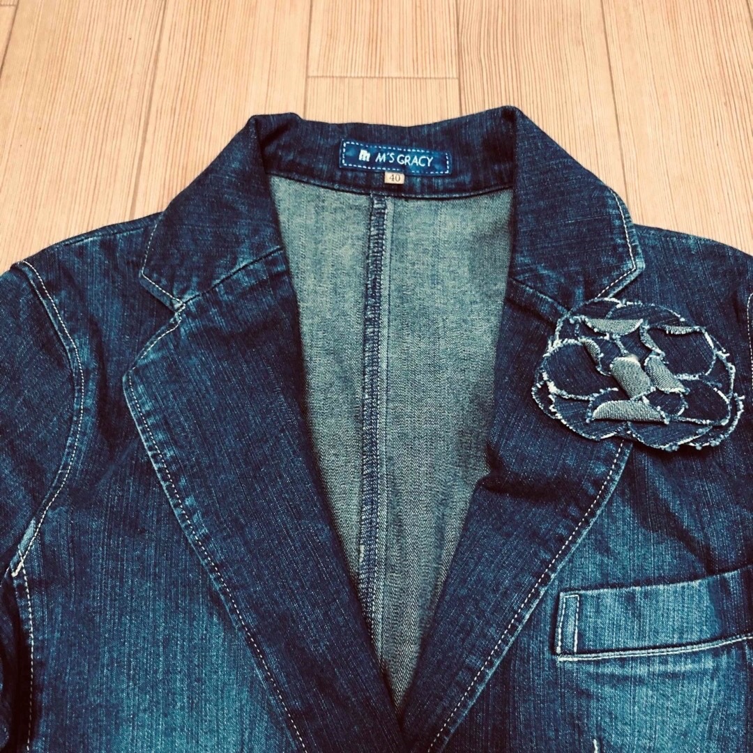 M'S GRACY - エムズグレイシー レディース デニムジャケット M'S GRACY - エムズグレイシー レディース デニムジャケット